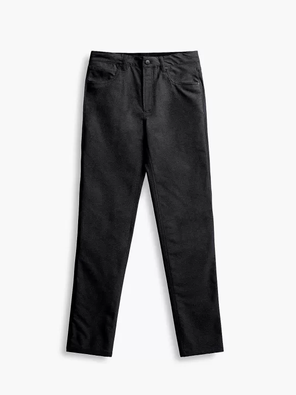 Men'S Ministry of Supply Black Heather Men'S Kinetic Twill 5-Pocket Pant