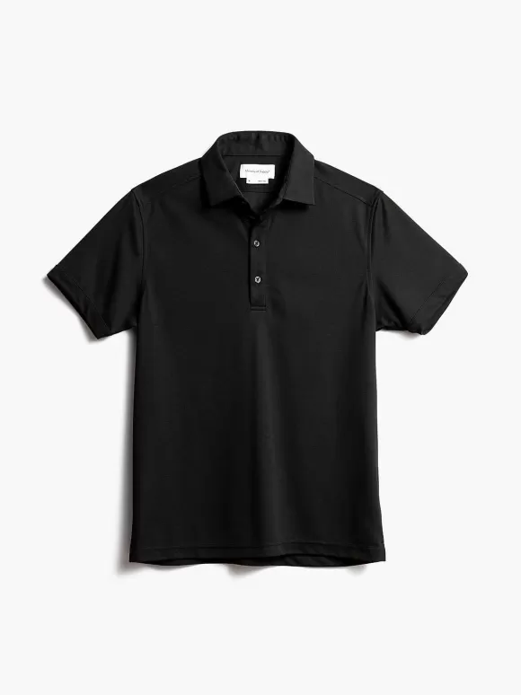 Men'S Ministry of Supply Black Men'S Apollo Polo