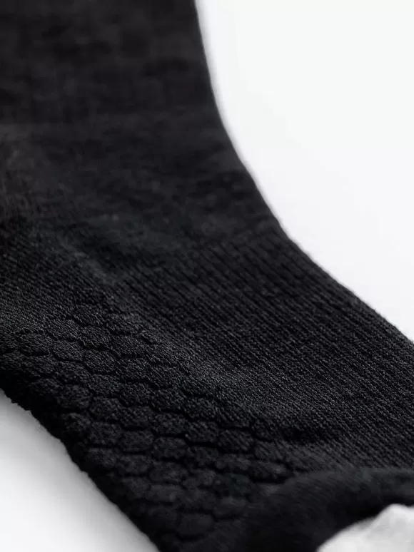 Men'S Ministry of Supply Black ( Logo) Atlas Crew Sock