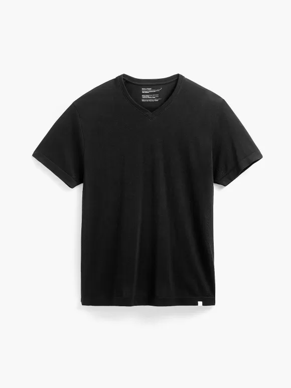 Men'S Ministry of Supply Black (V-Neck) Men'S Atlas Tee