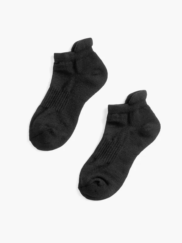 Men'S Ministry of Supply Black/Black Atlas Ankle Sock