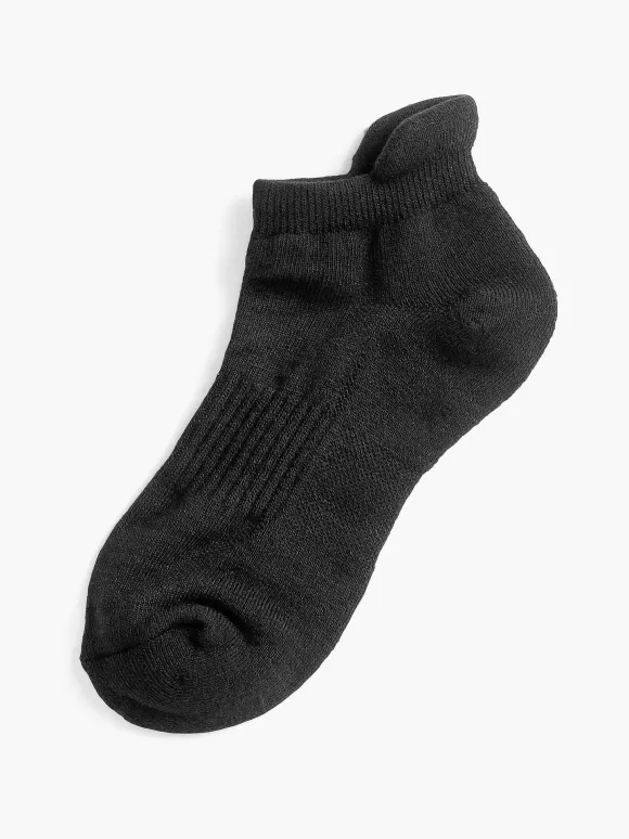 Men'S Ministry of Supply Black/Black Atlas Ankle Sock