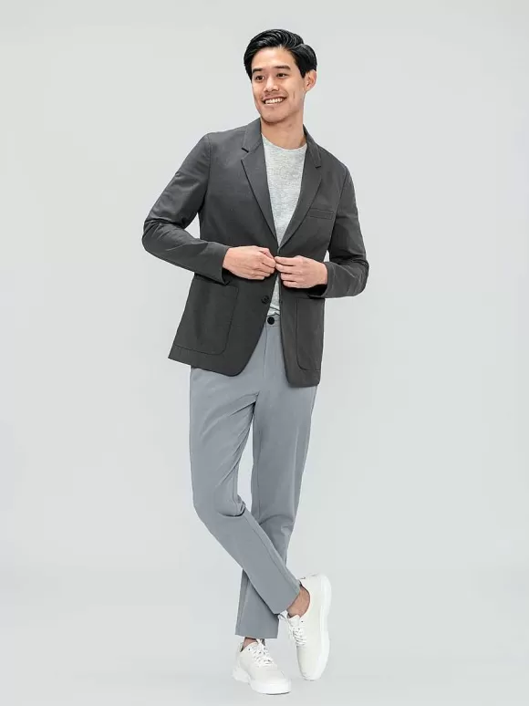 Men'S Ministry of Supply Charcoal Heather Men'S Previous Generation Kinetic Blazer