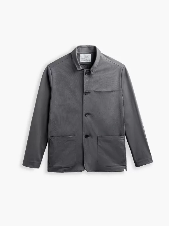 Men'S Ministry of Supply Charcoal Men'S Kinetic Chore Blazer