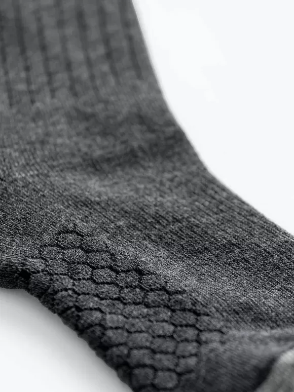 Men'S Ministry of Supply Charcoal ( Logo) Atlas Crew Sock