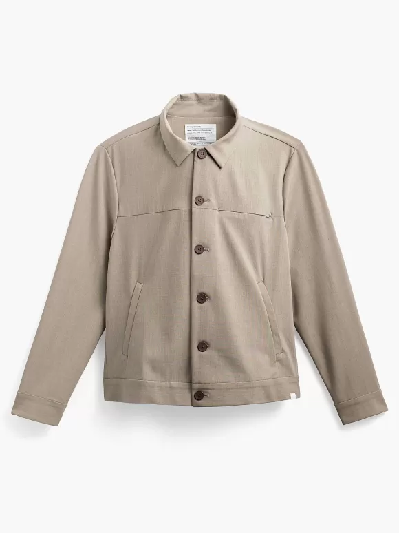 Men'S Ministry of Supply Flax Men'S Velocity Shirt Jacket