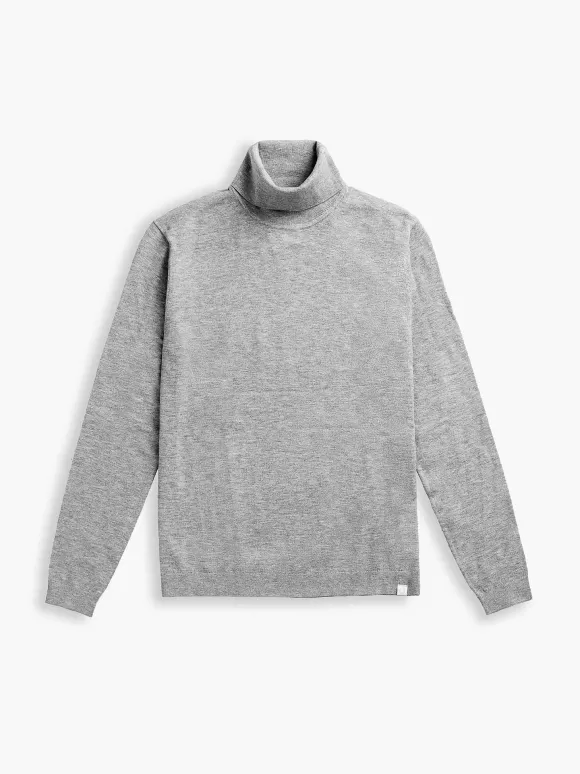 Women'S Ministry of Supply Grey Heather Women'S Atlas Air Turtleneck