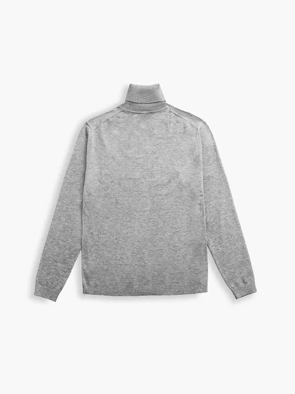 Women'S Ministry of Supply Grey Heather Women'S Atlas Air Turtleneck