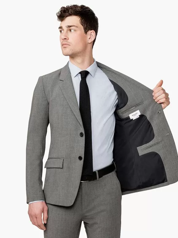 Men'S Ministry of Supply Grey Men'S Previous Generation Velocity Suit Jacket