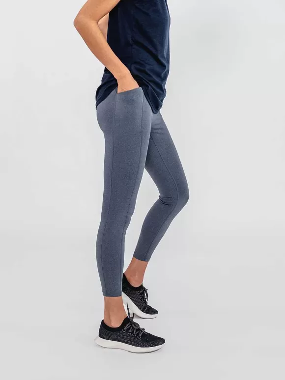 Women'S Ministry of Supply Indigo Heather Women'S Joule Active Legging