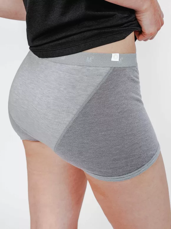 Women'S Ministry of Supply Light Grey Heather Women'S Composite Merino Brief