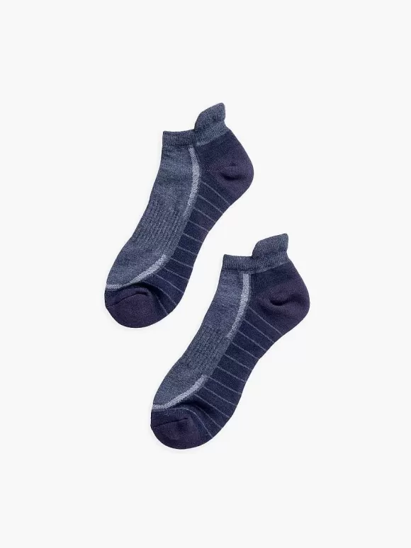 Men'S Ministry of Supply Midnight/Navy Atlas Ankle Sock