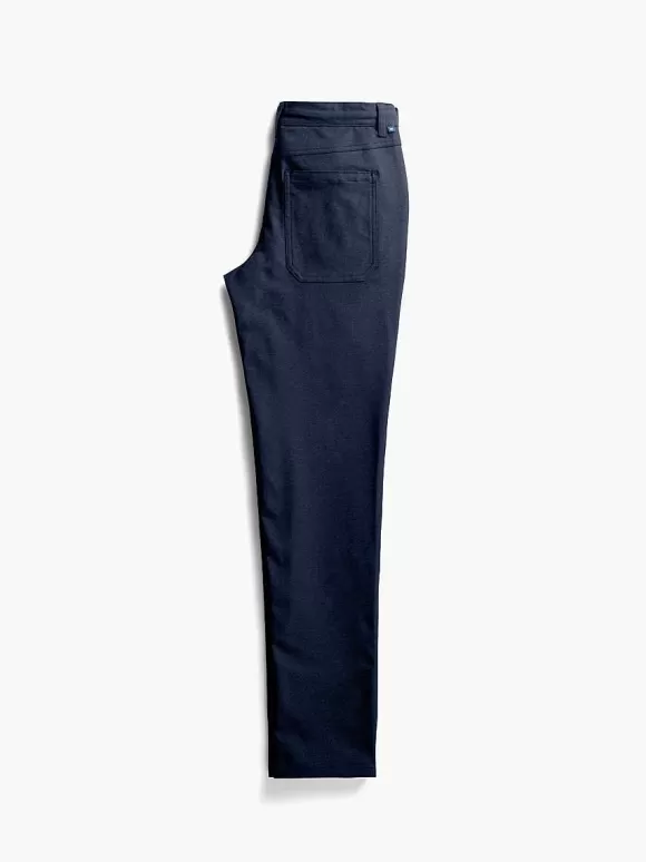 Men'S Ministry of Supply Navy Heather Men'S Kinetic Twill 5-Pocket Pant