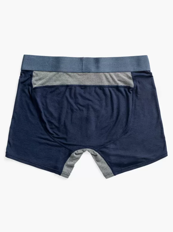 Men'S Ministry of Supply Navy Men'S Composite Merino Boxer Brief