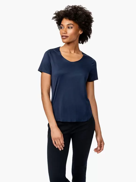 Women'S Ministry of Supply Navy Women'S Luxe Touch Tee