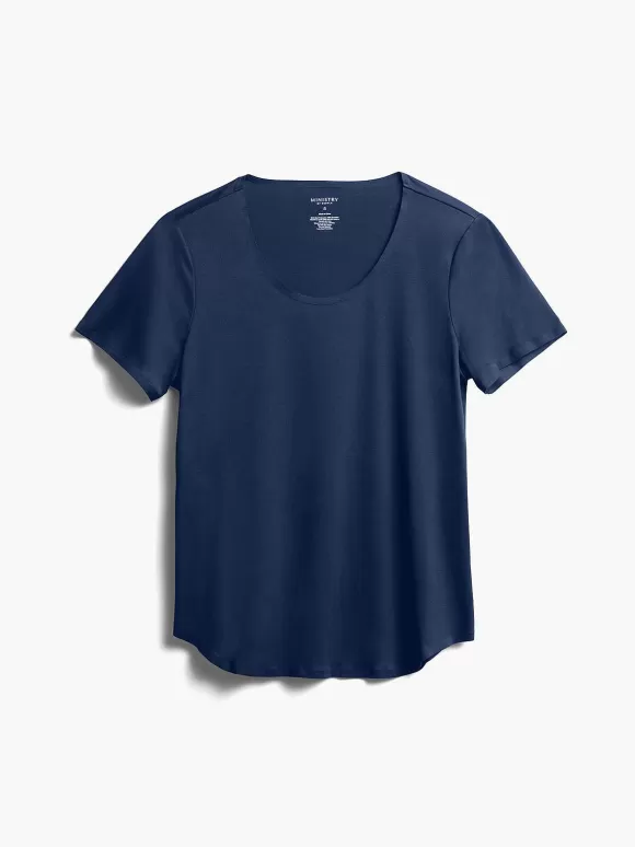 Women'S Ministry of Supply Navy Women'S Luxe Touch Tee