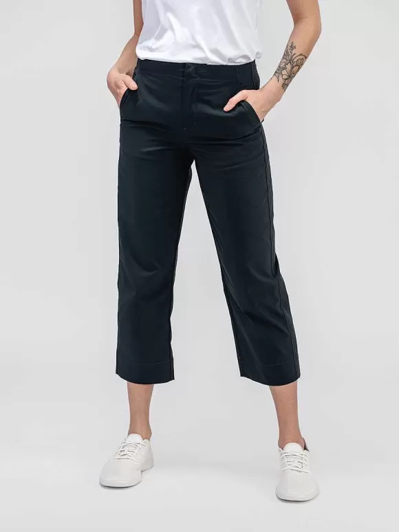 Women'S Ministry of Supply Navy Women'S Pace Poplin Cropped Chino