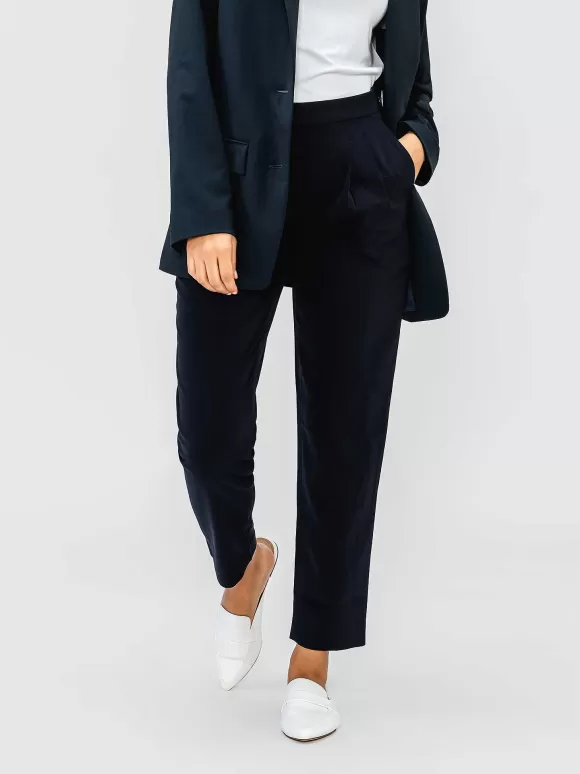 Women'S Ministry of Supply Navy Women'S Swift Drape Pant