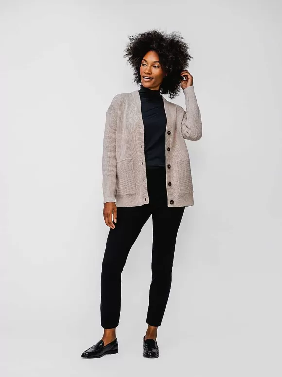 Women'S Ministry of Supply Oatmeal Heather Women'S Atlas Cardigan