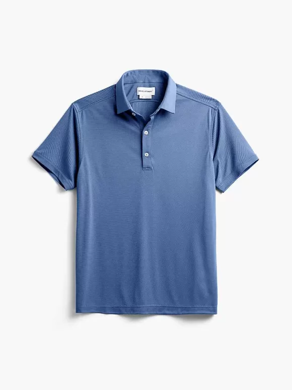 Men'S Ministry of Supply Steel Blue Men'S Apollo Polo