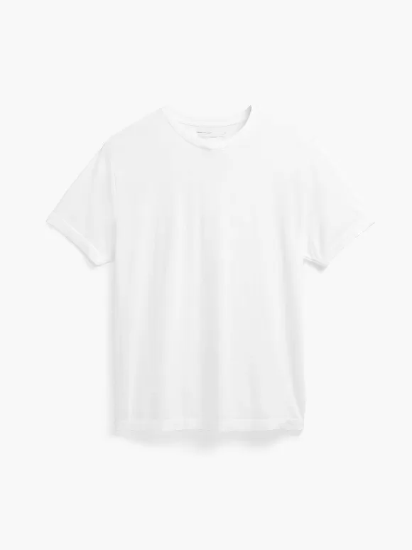 Men'S Ministry of Supply White (Crew Neck) Men'S Atlas Tee