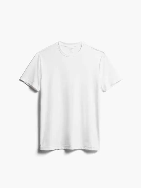 Men'S Ministry of Supply White (Crew Neck) Men'S Responsive Tee