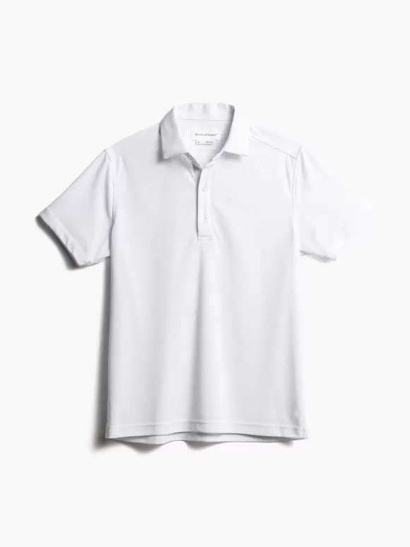 Men'S Ministry of Supply White Men'S Apollo Polo