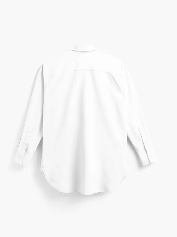 Women'S Ministry of Supply White Women'S Aerozero° Oversized Shirt