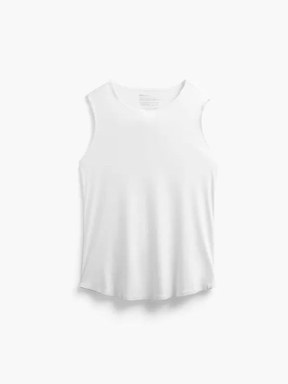 Women'S Ministry of Supply White Women'S Luxe Touch Tank